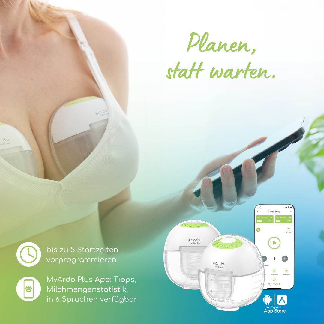 Ardo Melia Plus Hands-Free Milchpumpe mit App-Steuerung
