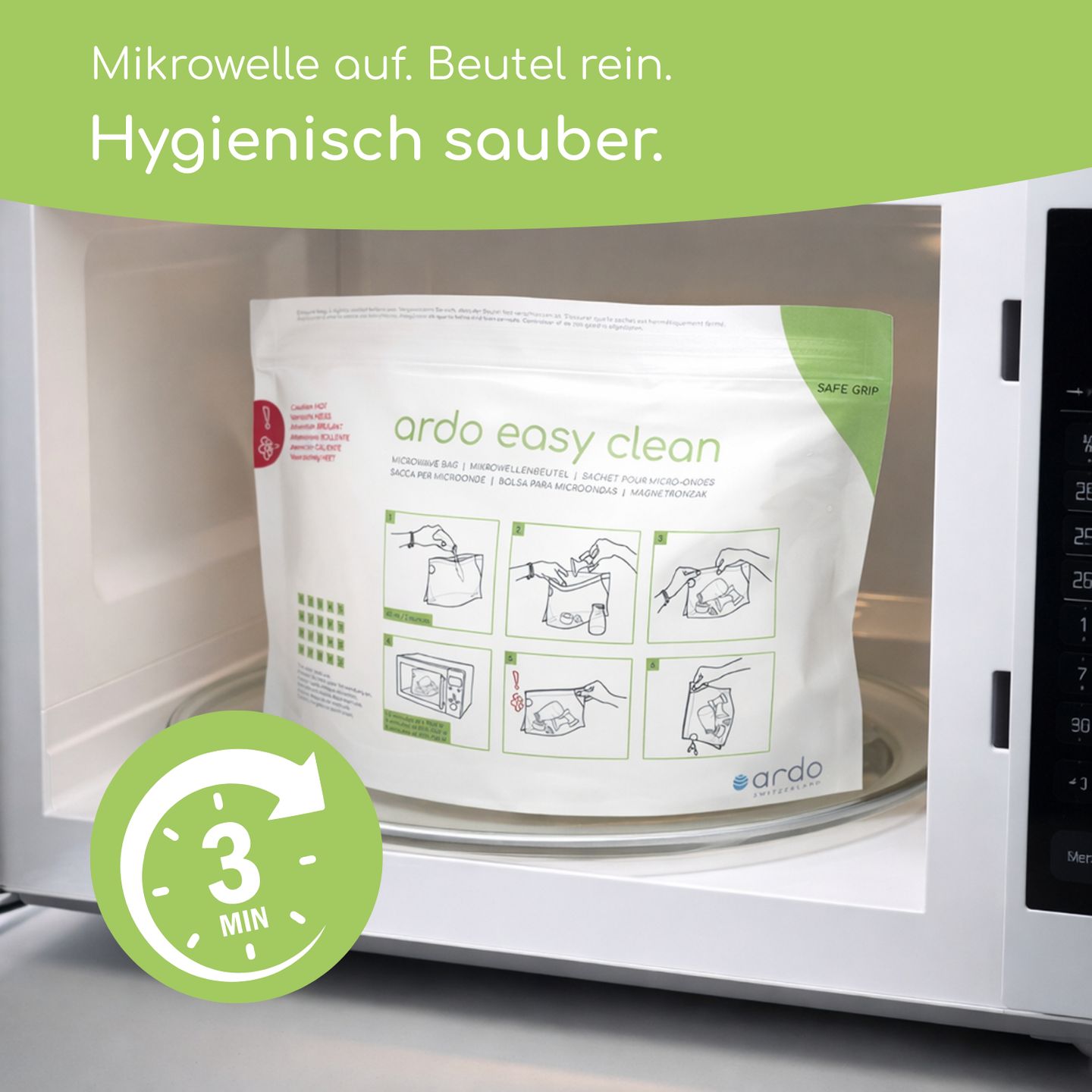 Ardo Easy Clean Mikrowellenbeutel