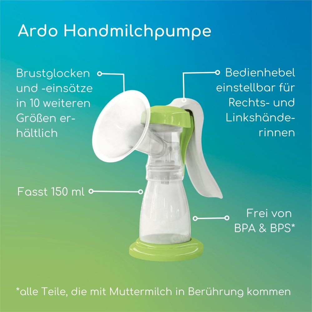 wie lange abpumpen mit handpumpe Ardo Amaryll Start Handmilchpumpe – Ardo-Shop