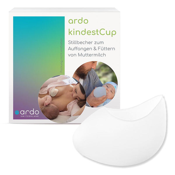 Milchauffangschale & Fütterungsbecher in einem! Ardo kindestCup – Ardo-Shop