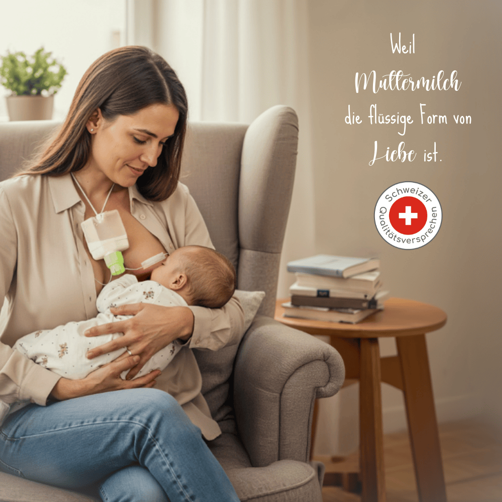 Weil Muttermilch die flüssige Form von Liebe ist verspricht Ardo hohe Schweizer Qualität für alle Produkte