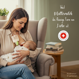 weil muttermilch die flüssige form von liebe ist - ardo verspricht schweizer qualität für alle produkte